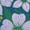 Royal Blue, variant on Floral Heart Graphic Women's T-shirt