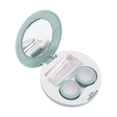 thumbnail image 2 of Unique Bargains 1 Set Contact Lens Case Round Lens Storage Case Green, 2 of 5