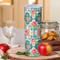 thumbnail image 2 of Pioneer Flower Floral Print Pattern 20oz Skinny Tumbler with Straw & Lid, Double Wall Vacuum Insulated Cup, Leak-Proof, Cup Holder Friendly, Hot 6H Cold 12H, 2 of 6