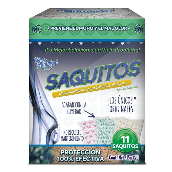 Deshumidificador Cero Humedad Saquitos 15 gr