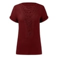 thumbnail image 3 of MKLEKYY Playeras Mujer Casual Camisetas Casuales De Moda Para Mujer, Camisetas De Cuello Redondo, Camisetas Holgadas Casuales De Manga Corta De Verano Talla XXL, 3 of 3