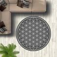 thumbnail image 1 of Flower off Life, Flower of Life, Flower of Life Decoration, Sacred Geometry, Flower, Flower of Life Rug, Flower Life, Sacred Geometry Carpet (2.2 feet / 28 inc / 70 cm), Colourful, 1 of 8