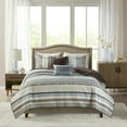 thumbnail image 2 of Home Essence Cambridge 5 Piece Reversible Jacquard Coverlet Set, 2 of 14