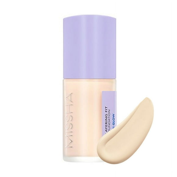 MISSHA Layering Fit Foundation Semi Glow Set 30ml - No.19 Ivory