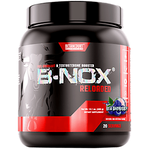 BNOX Reloaded  PreWorkout  Testosterone Booster  Blue Raspberry (14.1 oz./20 Servings)