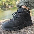 thumbnail image 4 of LASUDRAA Men's Hiking Boots Non-Slip Lightweight Ankle-High Boots Breathable Hiker Trekking Shoes, 4 of 9