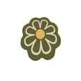thumbnail image 6 of JilgTeok Flower Shaped Rug, Cute Daisy Rug, Flower Bath Rugs, Round Carpet, Non Slip Water Absorbent Bathroom Mat, Soft Machine Wash Rug Mat for Bedroom Kitchen Bathroom Toilet Floors(23.62*23.62in), 6 of 6