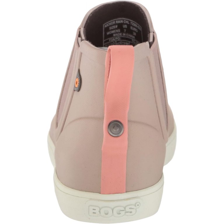BOGS Women's Kicker Slip-On Shoe - Leather Sneaker With Rebound Cushioning & DuraFresh