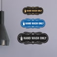 thumbnail image 2 of Designer Hand Wash Only (Soap) Sign (Blue) - Large, 2 of 5
