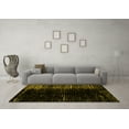 thumbnail image 3 of Ahgly Company Indoor Rectangle Abstract Yellow Modern Area Rugs, 6' x 9', 3 of 4