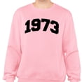 thumbnail image 2 of 1973 College Style Sweatshirt Unisex 3X-Large Pink, 2 of 5