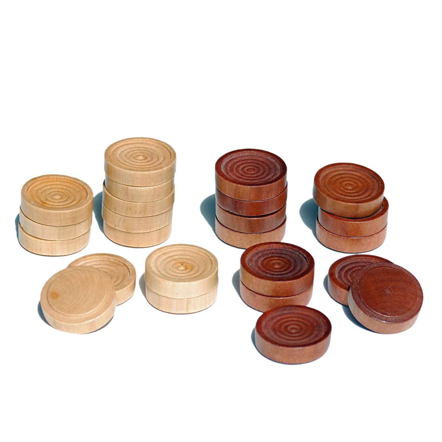 French Staunton Wood Chess & Checkers Set, 15 inch Board with Storage