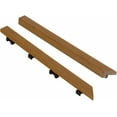 thumbnail image 2 of 1/12 ft. x 1 ft. Quick Deck Composite Deck Tile Inside Corner Trim in Peruvian Teak (2-Pieces/Box), 2 of 3