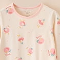 thumbnail image 6 of KPOPLK Teen Girls Pjs Set Two Piece Pajamas Kids Fall Winter Long Sleeve T-Shirt Top and Pant Pajamas Loungewear(7-8 Years,Light Pink), 6 of 6