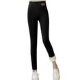 thumbnail image 1 of Leggings de Cachemira de cordero supergrueso para mujer Pantalones de mujer Pantalones gruesos todo en uno de invierno con alto Inevent OD014498-02, 1 of 7