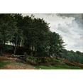 thumbnail image 2 of P. C. Skovgaard 18x13 Gold Ornate Wood Frame and Double Matted Museum Art Print Titled - Forested Hills (1864), 2 of 4