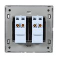 thumbnail image 4 of 1 Way 250V 10A Home Modern Type Electrical Push Buttons Wall Light Switch Panel (2 Gang), 4 of 4