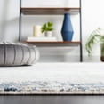 thumbnail image 4 of SAFAVIEH Parker Orval Distressed Polyester Runner Rug, Taupe/Ivory Blue, 2' x 8', 4 of 8