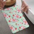 thumbnail image 2 of Pioneer Flower Floral Print Pattern Bathroom Rugs Mat, Non Slip Microfiber Bathroom Rug with Rubber Backing, Soft Mats for Bathroom Floor Tub Shower, 20"x32", 2 of 5