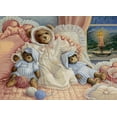 thumbnail image 2 of Kruskamp, Janet 24x18 Black Ornate Wood Framed with Double Matting Museum Art Print Titled - Sleepy-Time Bears, 2 of 4
