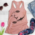 thumbnail image 2 of Da Dum Shark Tank Top, Ladies Racerback Tank Top, Vacation Tank, Shark Tanks, Summer Tank, Desert Pink, X-Large, 2 of 3