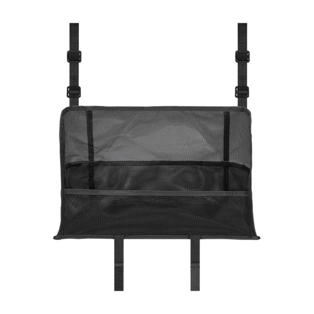 Organizador de almacenamiento para coche entre los asientos delanteros, bolsa de red para el respaldo, universal, multiusos, para niños, barrera para Negro