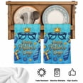 thumbnail image 5 of Father's Day Kitchen Towels Set of 4, Blue Ties Gifts Ombre Geometric Absorbent Dish Towels for Kitchen, Microfiber Hand Towel, Quick Drying Tea Towel for Cleaning Decorative Dishcloths, 5 of 7