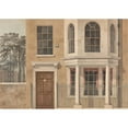 thumbnail image 2 of Michael Angelo Rooker 18x14 Gold Ornate Wood Frame and Double Matted Museum Art Print Titled - The Front of a Town House (1785), 2 of 4
