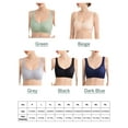 thumbnail image 3 of Women Soft Bra Thin Padded No Underwire Plus Size Bras, 3 of 8