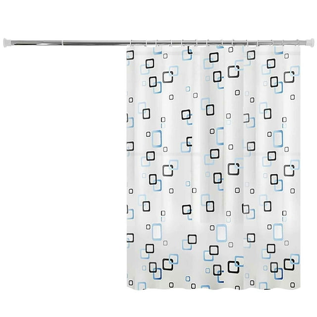 PVCS Shower Curtain Bathroom Curtain Partition Curtain Waterproof Shower Curtain Shower Curtain Waterproof Mildew-proof Wet And Dry Separation Clearance