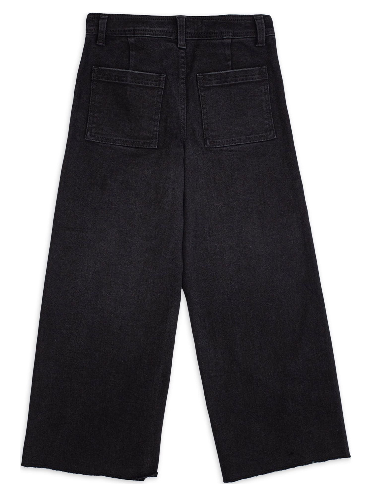 【WONDER WONDER】Cozzle Wide Raw Denim Pants Wonder Nation Girls Wide Leg Jean, Sizes 4-18 & Plus