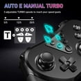 thumbnail image 3 of Wireless Controllers for Switch Pro for Switch/Switch Lite/Switch OLED, Remote Gamepad with Joystick, Adjustable Turbo Vibration with Programmable Function, 3 of 7