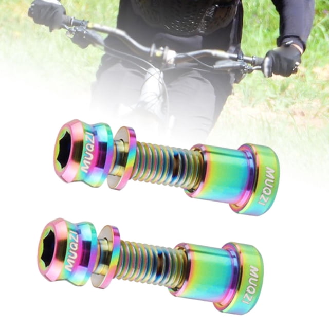 Juego de 2 tornillos para vástago de bicicleta perfecl 23 mm x 8 mm colorido