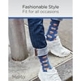 thumbnail image 5 of MeMoi Men's Tasty Hoagies Bamboo Blend Novelty Crew Sock - Mens - Male, 10-13, Denim, 5 of 7