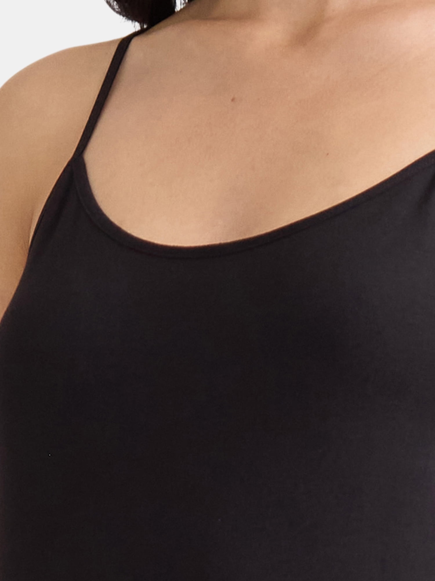 Time and Tru Women’s Cami Top with Adjustable Straps, Sizes XS-XXXL