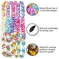 thumbnail image 2 of 12 Pack Thickened Hawaiian Leis Floral Necklace for Hula Dance Luau Party, Party Favors Celebrations and Decorations, 2 of 7