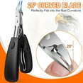 thumbnail image 5 of Toenail Clippers for Thick Toenails, Heavy Duty Toe Nail Clippers for Seniors Ingrown Toenail, Angled Head Nail Clippers Men & Women, Professional Nail Cutter Podiatrist Toenail Clippers Kit-6 Pcs, 5 of 10