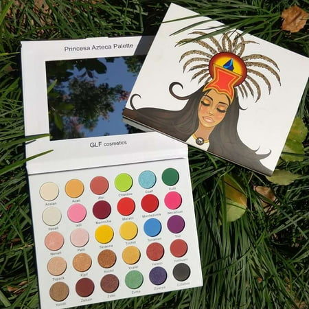 Aqua Powder Eye Shadow - Shimmer Glitter Eye Shadow Powder Palette Matte Eyeshadow Cosmetic Makeup