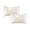 White, variant on HOARBOEG Satin Pillowcase Set of 2 Queen Size 20x30 Inches - Cooling Ice Silk Pillow Covers with Envelope Closure, Soft Breathable Pillow Cases