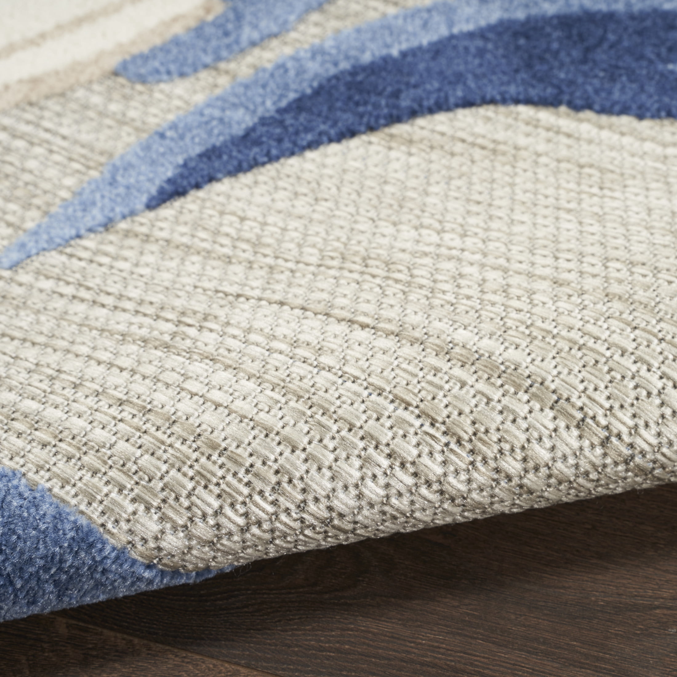Nourison Aloha 2' x 3' Blue Grey Outdoor Rug