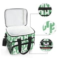 thumbnail image 6 of FORMRS Insulated Cooler Bag 24 Cans Capacity Soft Leakproof Lunch Box with Side Pockets, Cactus Pattern, 6 of 7