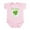 Petal Pink, variant on CafePress - Fiona Shamrock Infant Bodysuit - Baby Light Bodysuit, Size Newborn - 24 Months