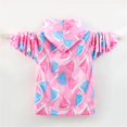 thumbnail image 6 of CPNG Toddler Girls Versatile Outdoor Hooded Jacket Cute Cartoon Windbreaker Coats Full Zip Lightweight Cute Graphic Outerwear Rain Jacket Coat with Pockets, 6 of 8
