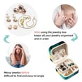 thumbnail image 4 of Sea Horse Travel Portable Square Jewelry Box Organizer for Rings Earrings Necklaces Bracelets Girls Women, 4 of 6