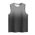 thumbnail image 4 of Wyobmus Summer Tank Top for Women Sleeveless Gradient Color Top Fashion Tank Shirt Loose Round Neck Casual Tunic Blouse S-2X Black, 4 of 4