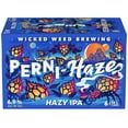thumbnail image 3 of Wicked Weed Brewing Perni-Haze Hazy IPA Craft Beer, 6 pack, 12 fl oz Aluminum Cans, 6.9% ABV, 3 of 6