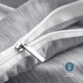thumbnail image 5 of Bare Home Luxury Duvet Cover and Sham Set - Premium 1800 Collection - Ultra-Soft - Twin/Twin-XL, Heather Charcoal, 2-Pieces, 5 of 7