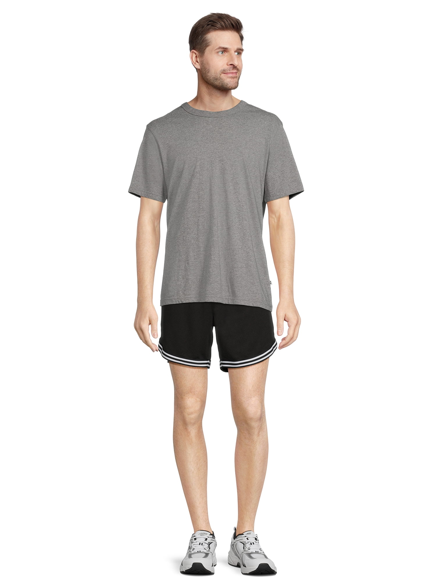 Athletic Works Men's & Big Men's Mesh 6" Inseam Gym Shorts, Sizes S-3XL