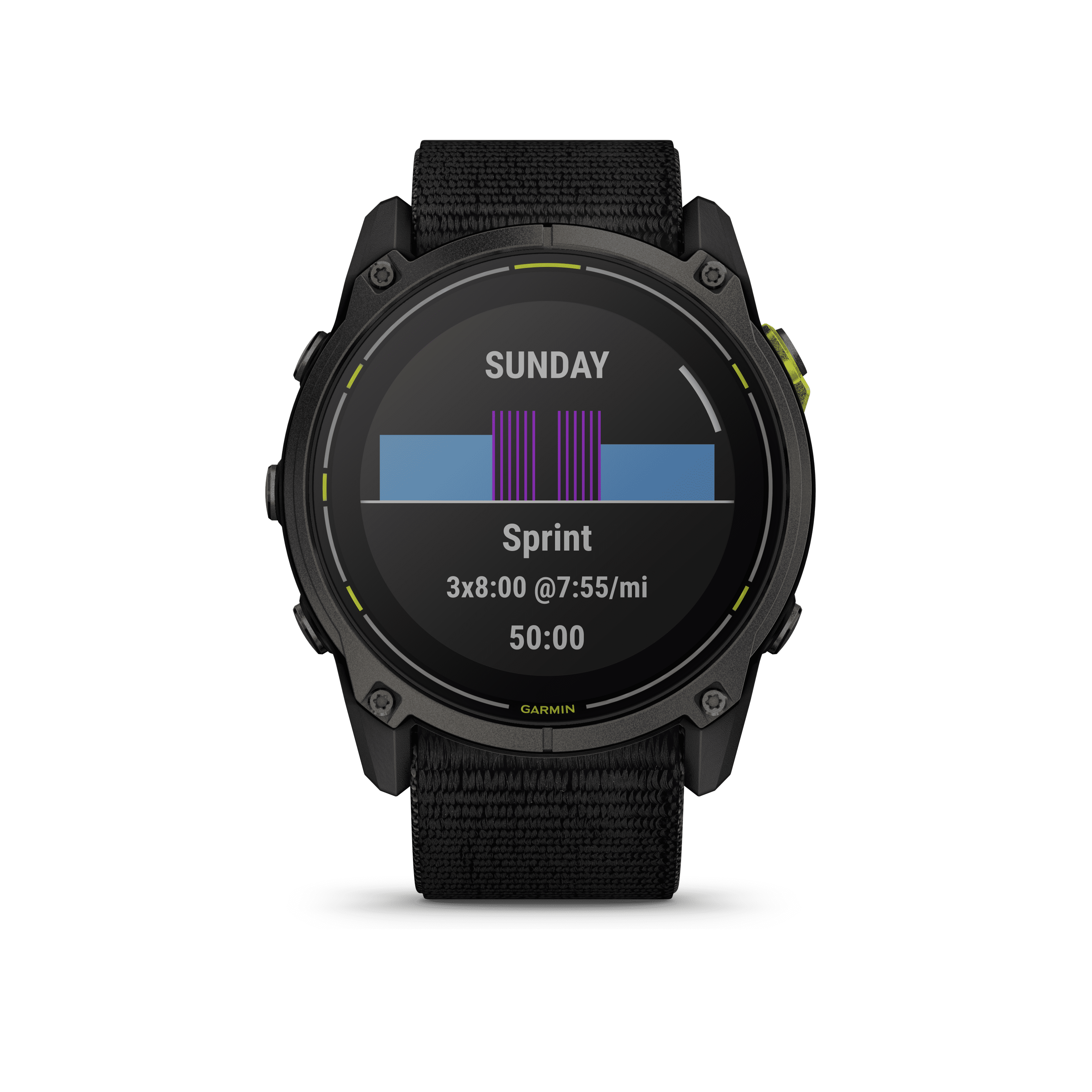 Garmin Enduro 3 – 51 mm, Solar, Sapphire, Ultraperformance GPS Smartwatch, Extreme Battery Life, Detailed Mapping, Built-in LED Flashlight, Carbon Gray DLC Titanium with Black UltraFit Nylon Strap