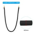 thumbnail image 2 of Unique Bargains 5.5 Feet Black Velvet Stanchion Rope, Crowd Control Barrier Rope with Snap Hook, Golden, 2 of 6
